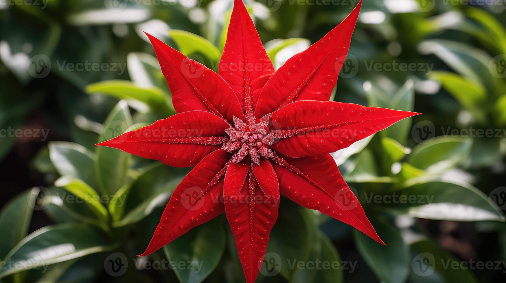 petals red star photo