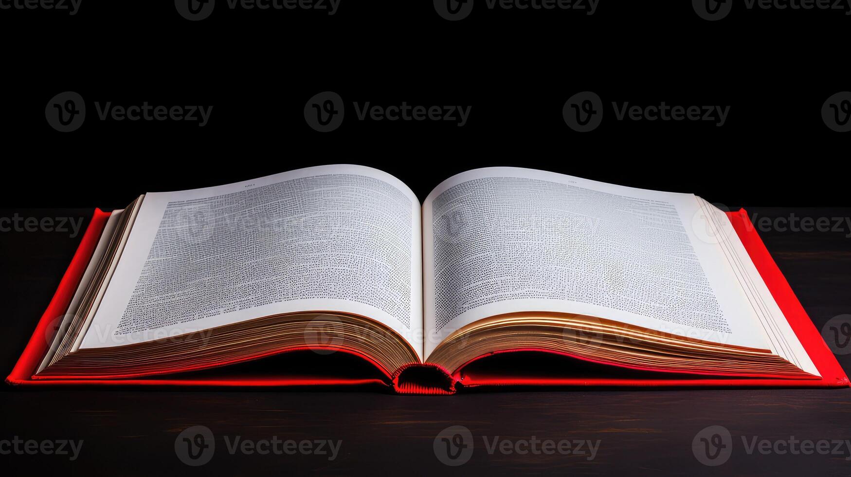 curled open book on white background photo