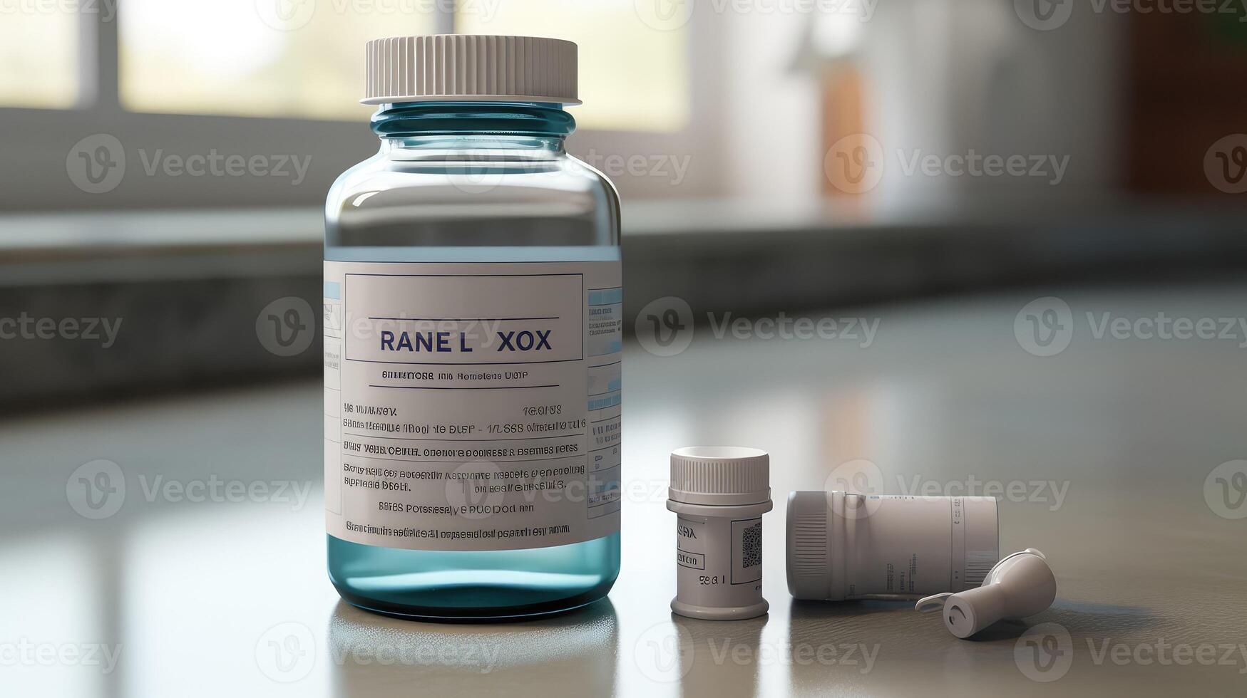 pharmacy rx bottles photo