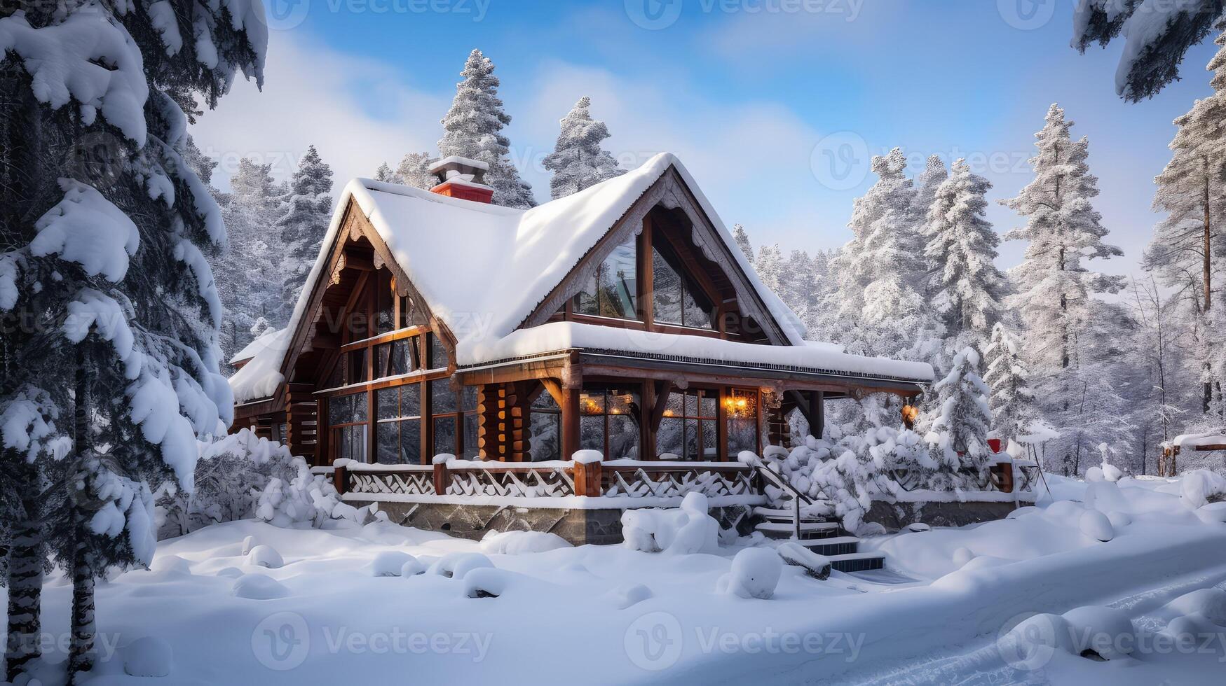 est house for sale winter photo