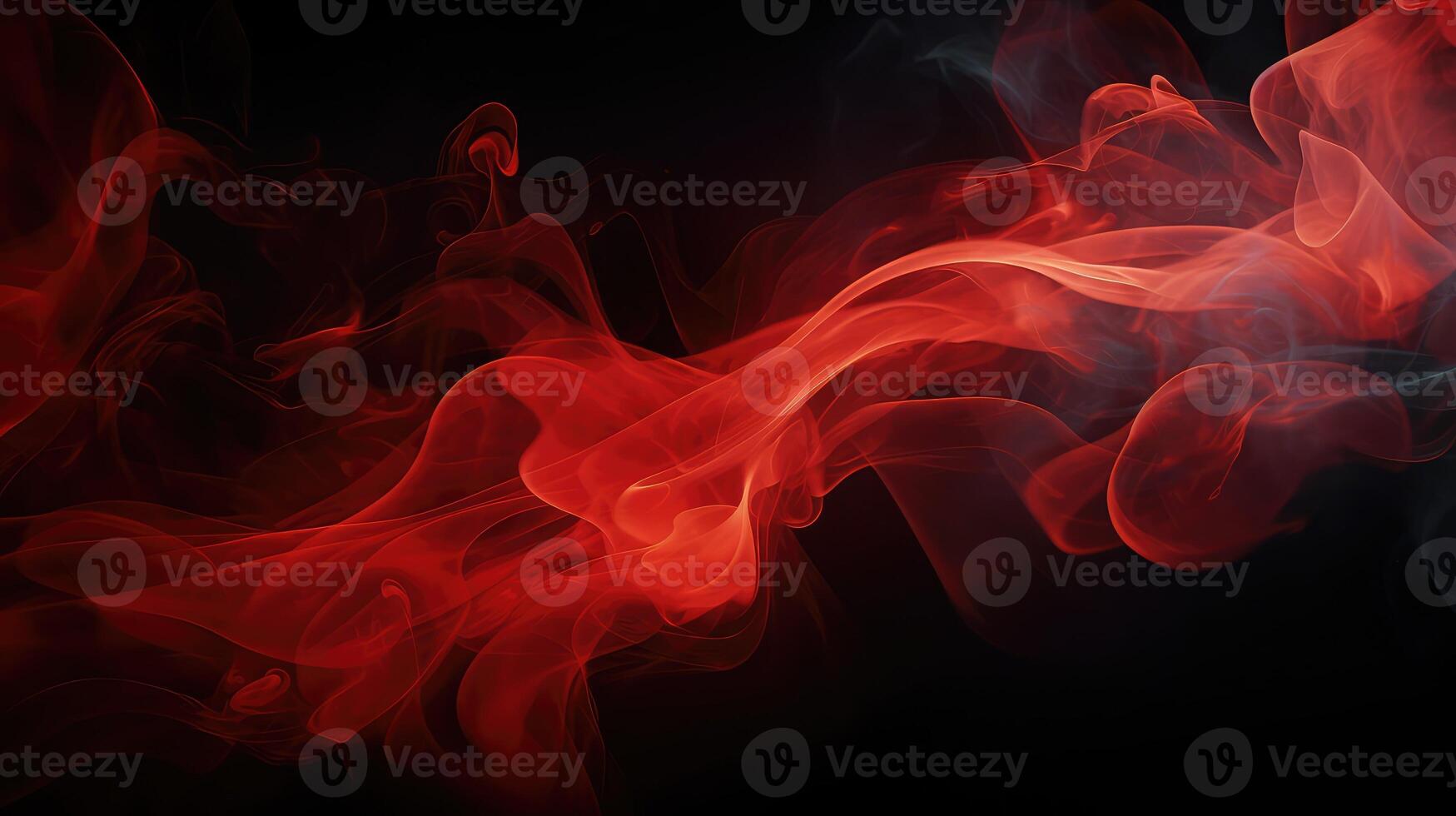 close red smoke swirls photo