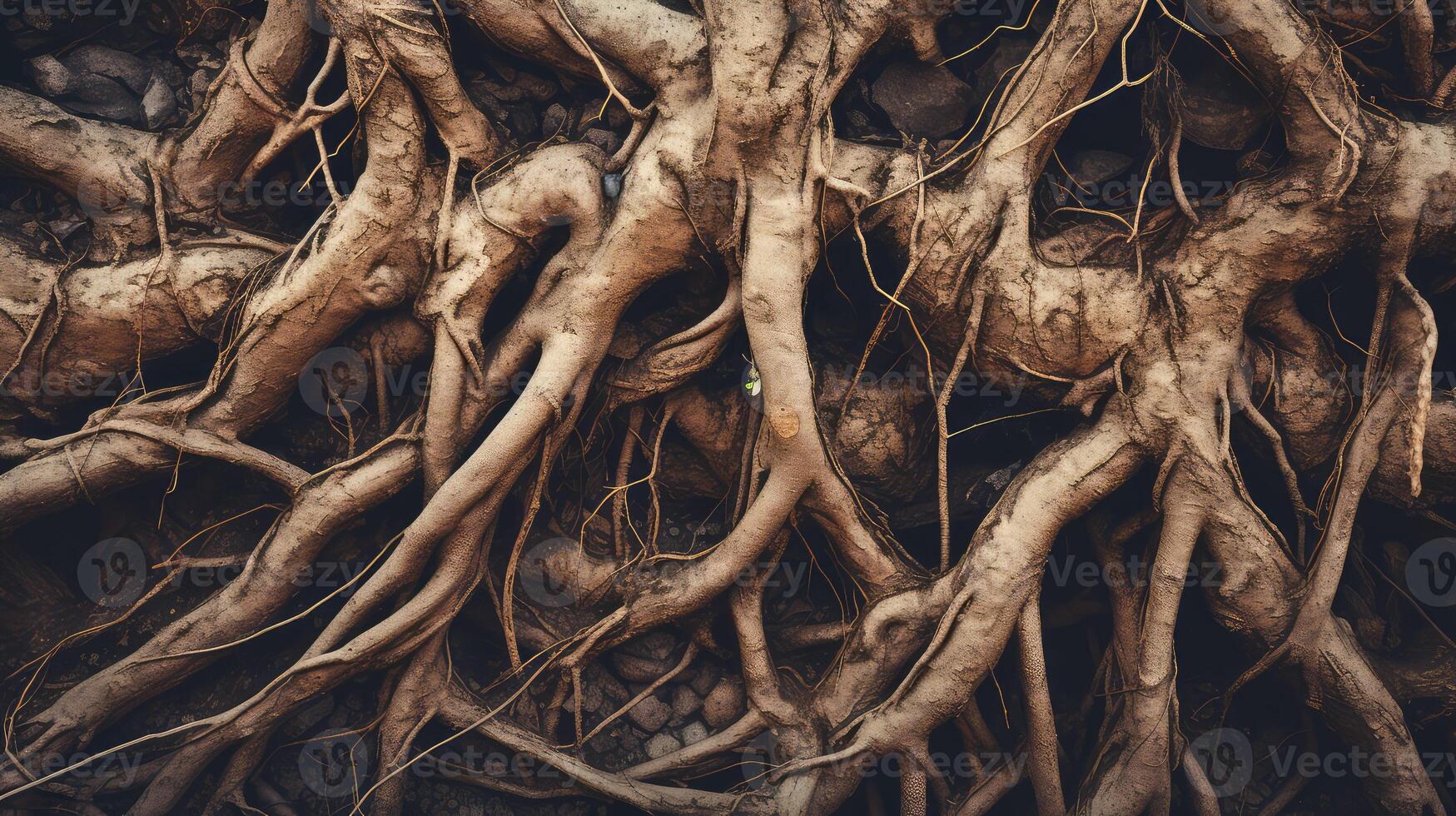 intricate root texture photo
