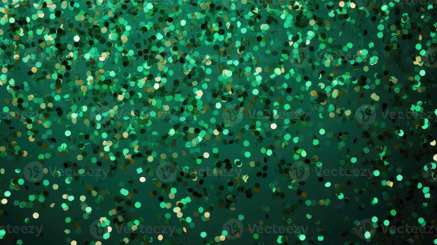 shades green confetti background photo