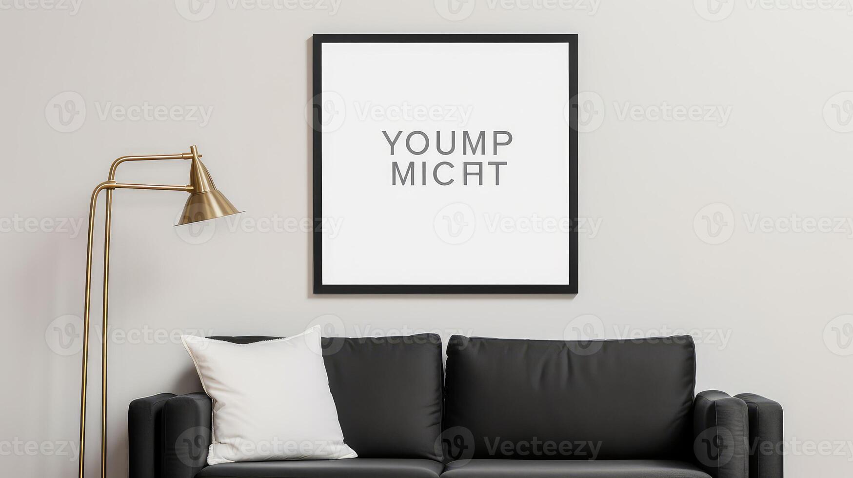 design interior wall mockup photo