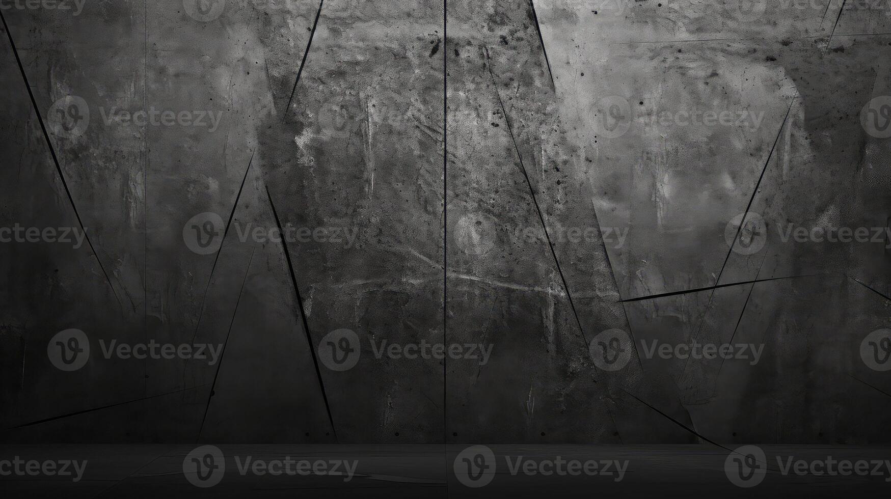 concrete plaque black photo