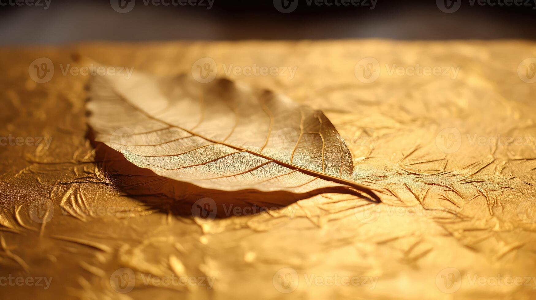 shimmer gold leaf photo