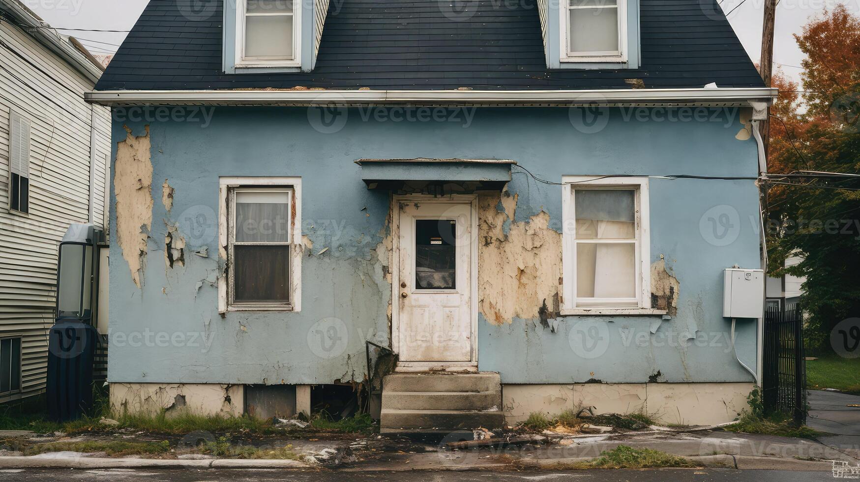 exterior mold house photo