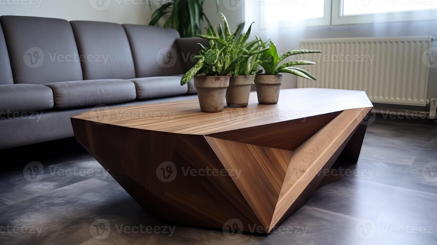 geometric modern coffee table photo