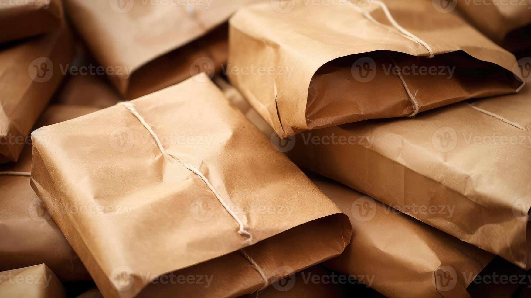creases brown bag texture photo