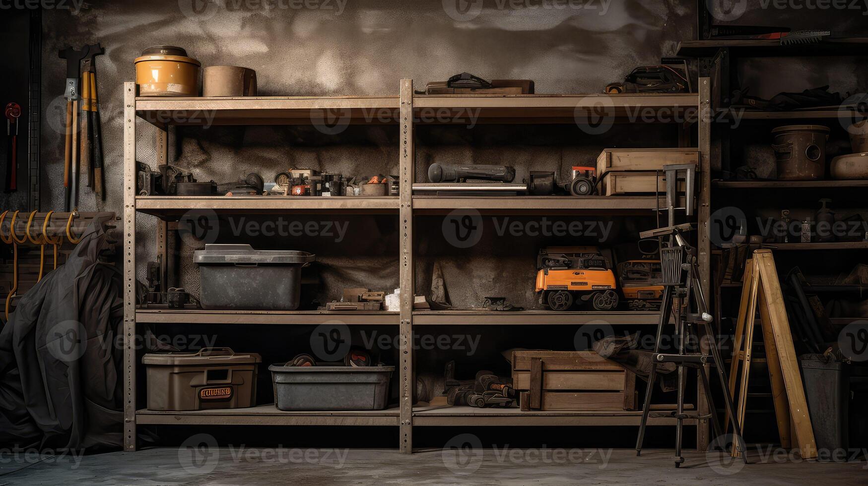 sturdy metal shelf photo