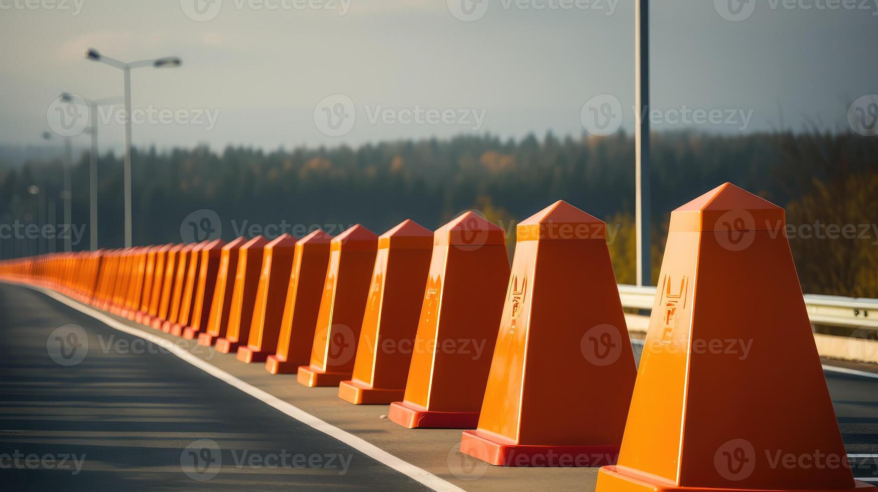 highway road barrier photo