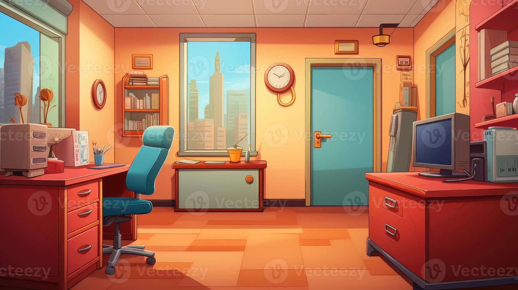 patient cartoon medical office photo