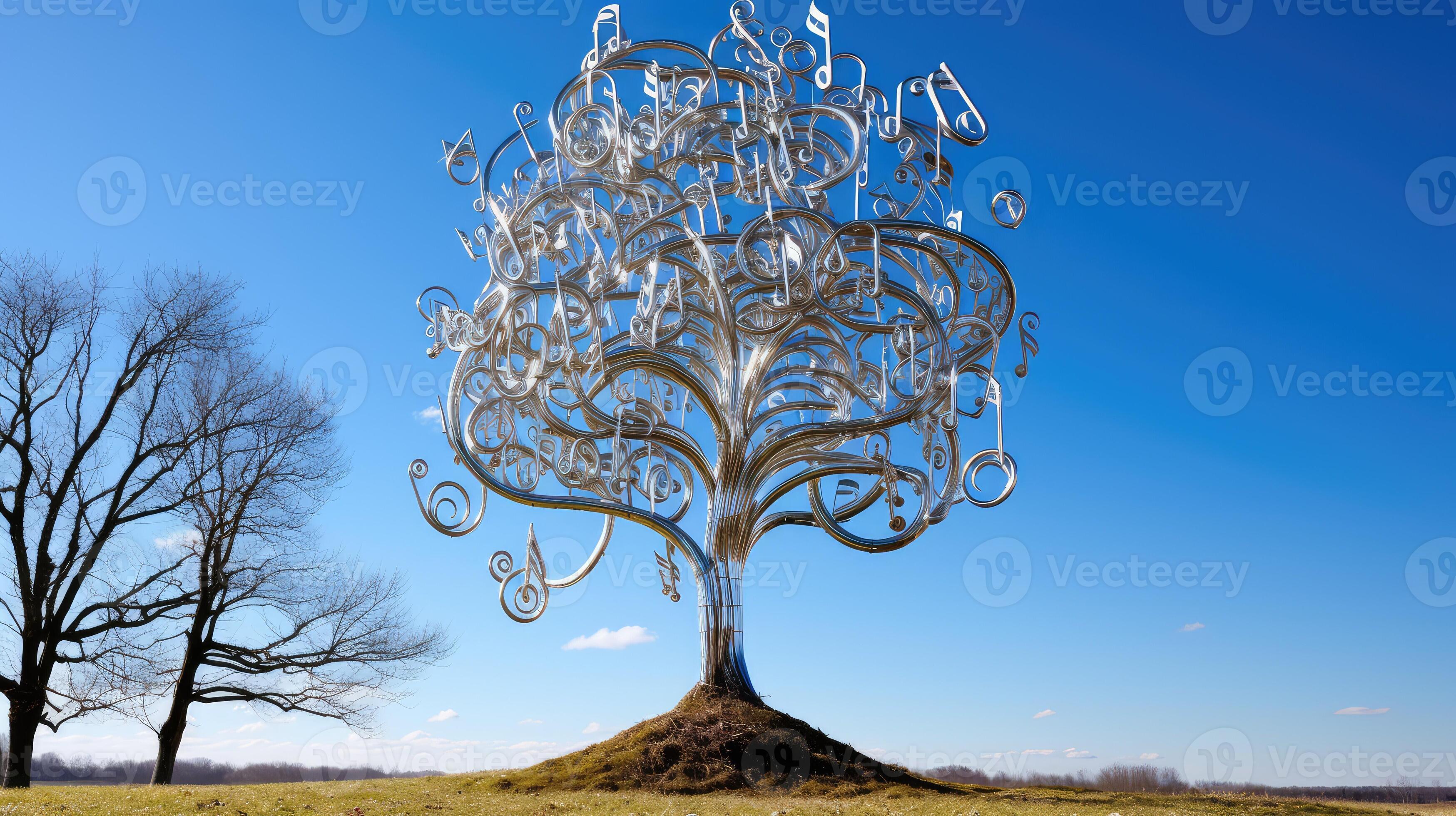 symbols music note tree 56145049 Stock Photo at Vecteezy