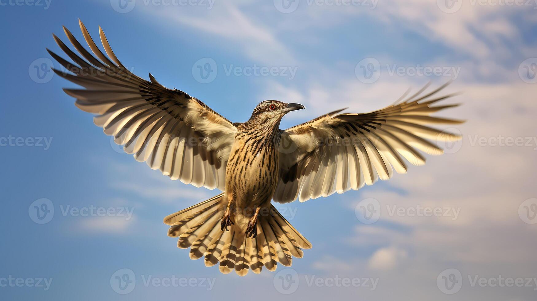 wings road runner animal photo