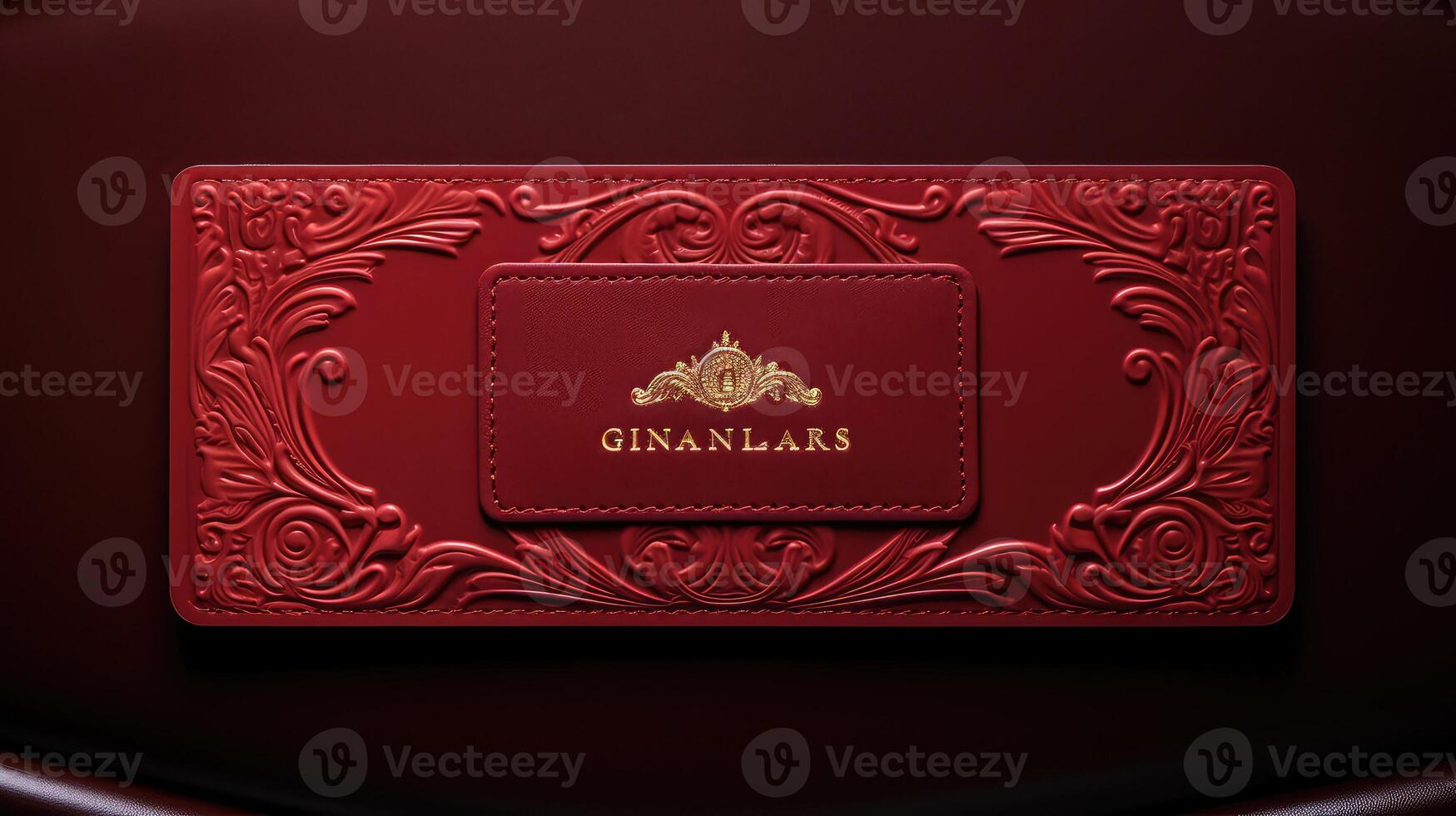burgundy luxury gift card photo