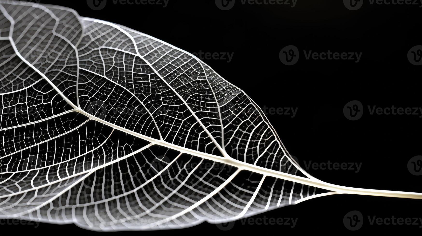 delicate line art leaf photo