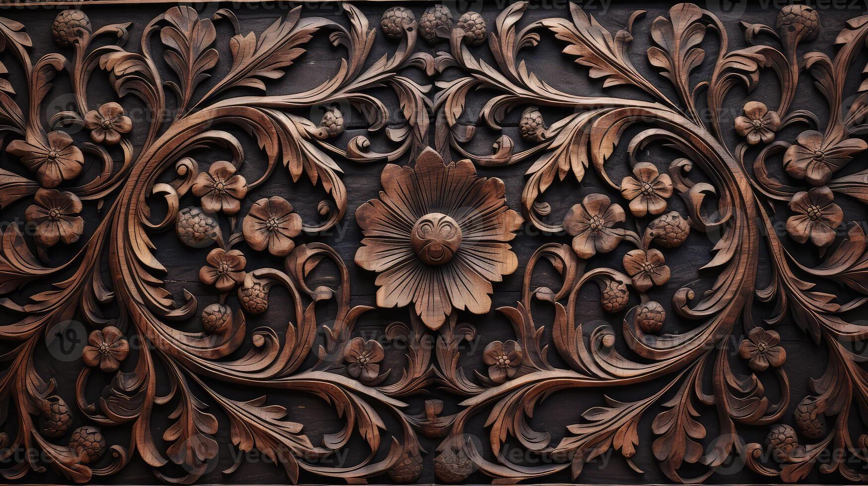 wooden ornate texture photo
