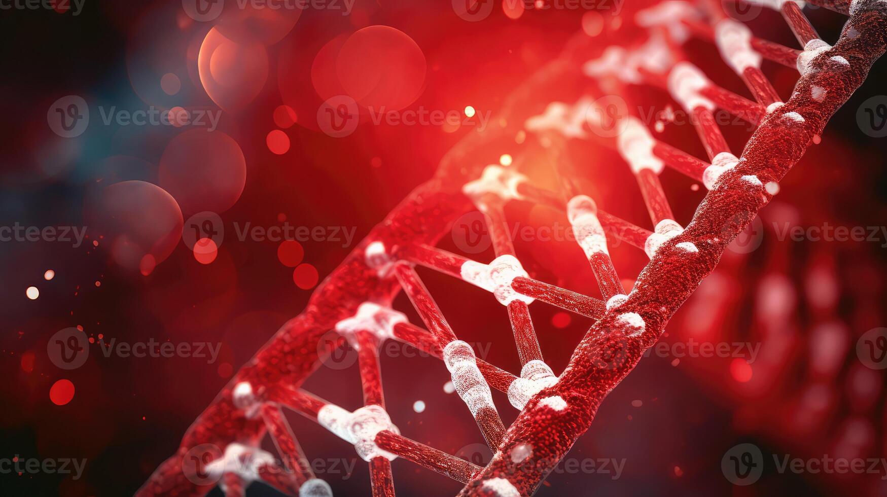 chromosome red dna photo