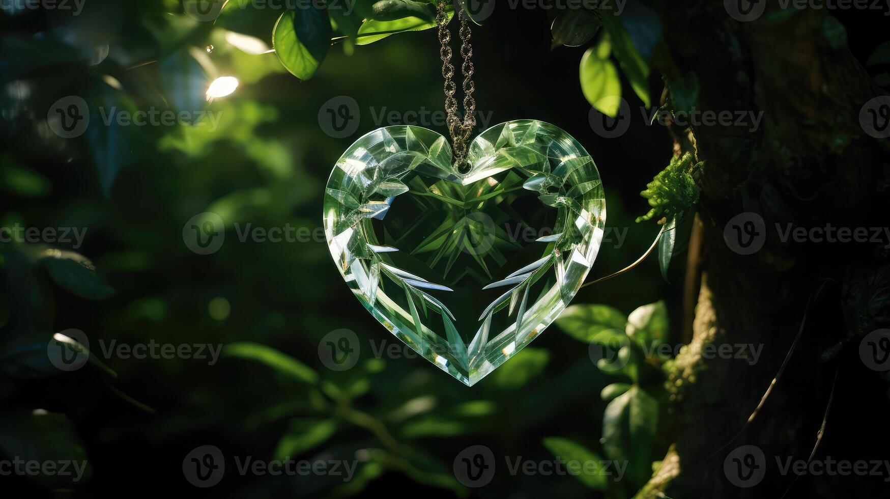 he crystal heart green photo