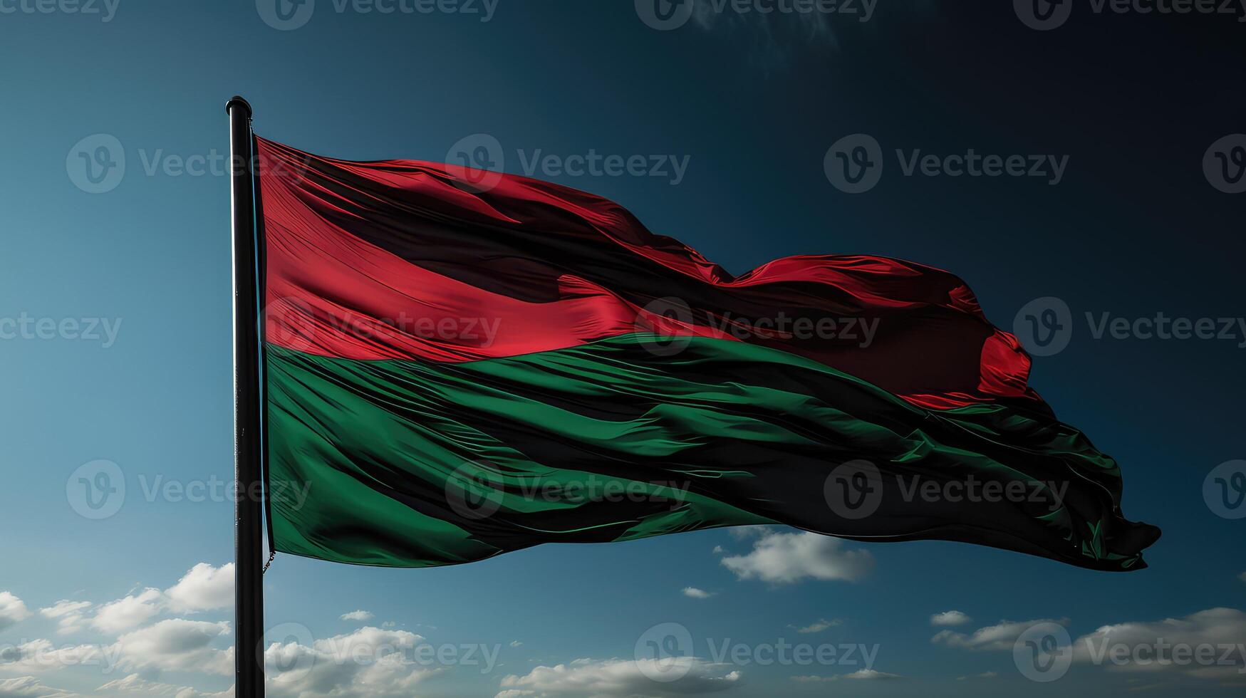 african red black and green flag photo