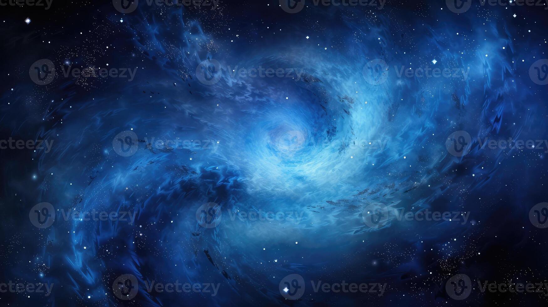 cosmos blue and black background photo