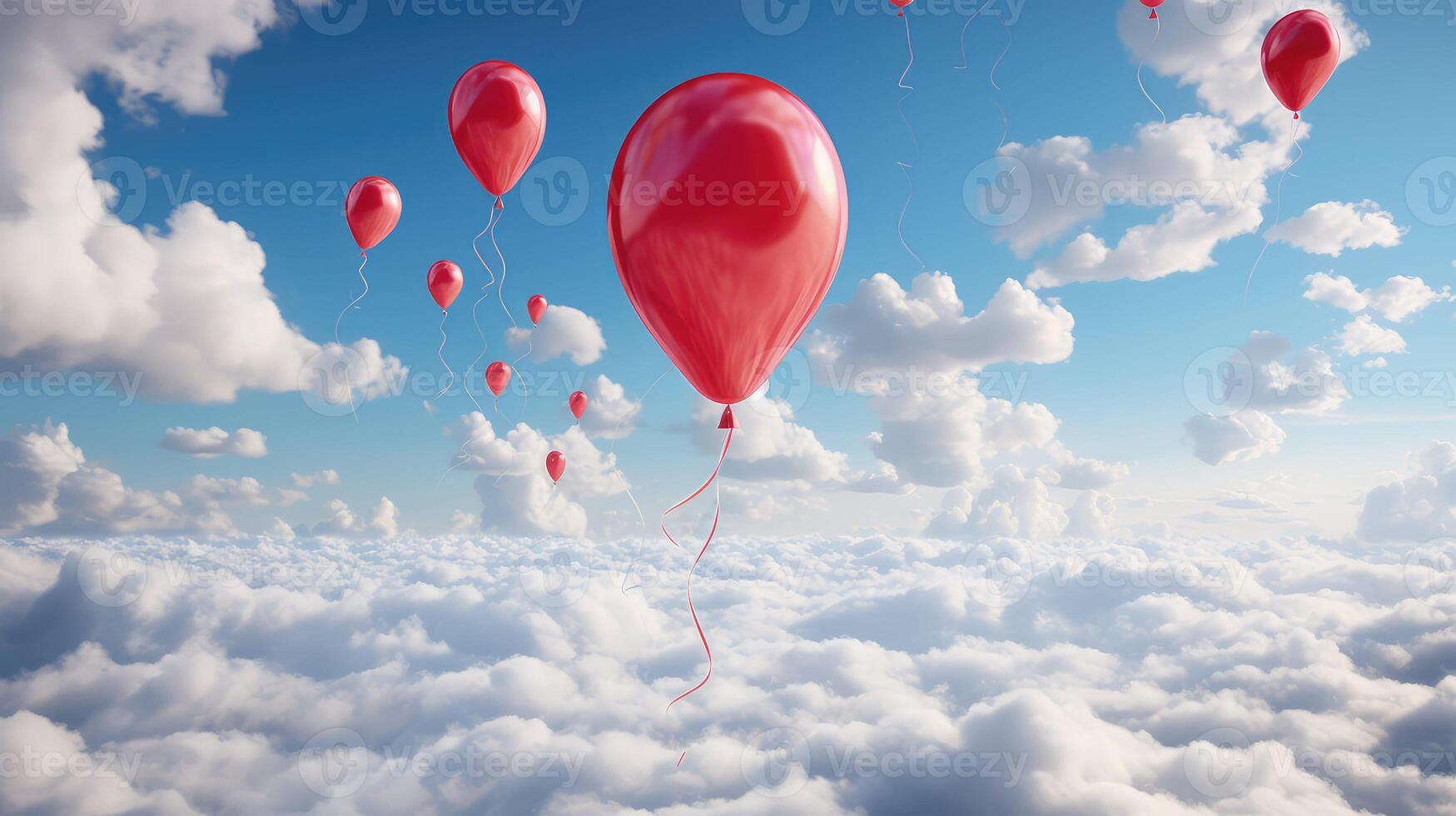 balloon question marks red photo