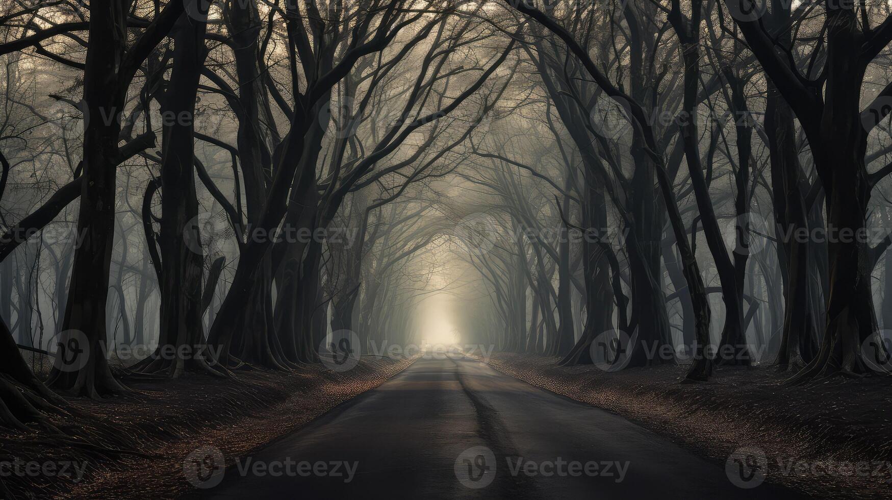 canopy road trees photo