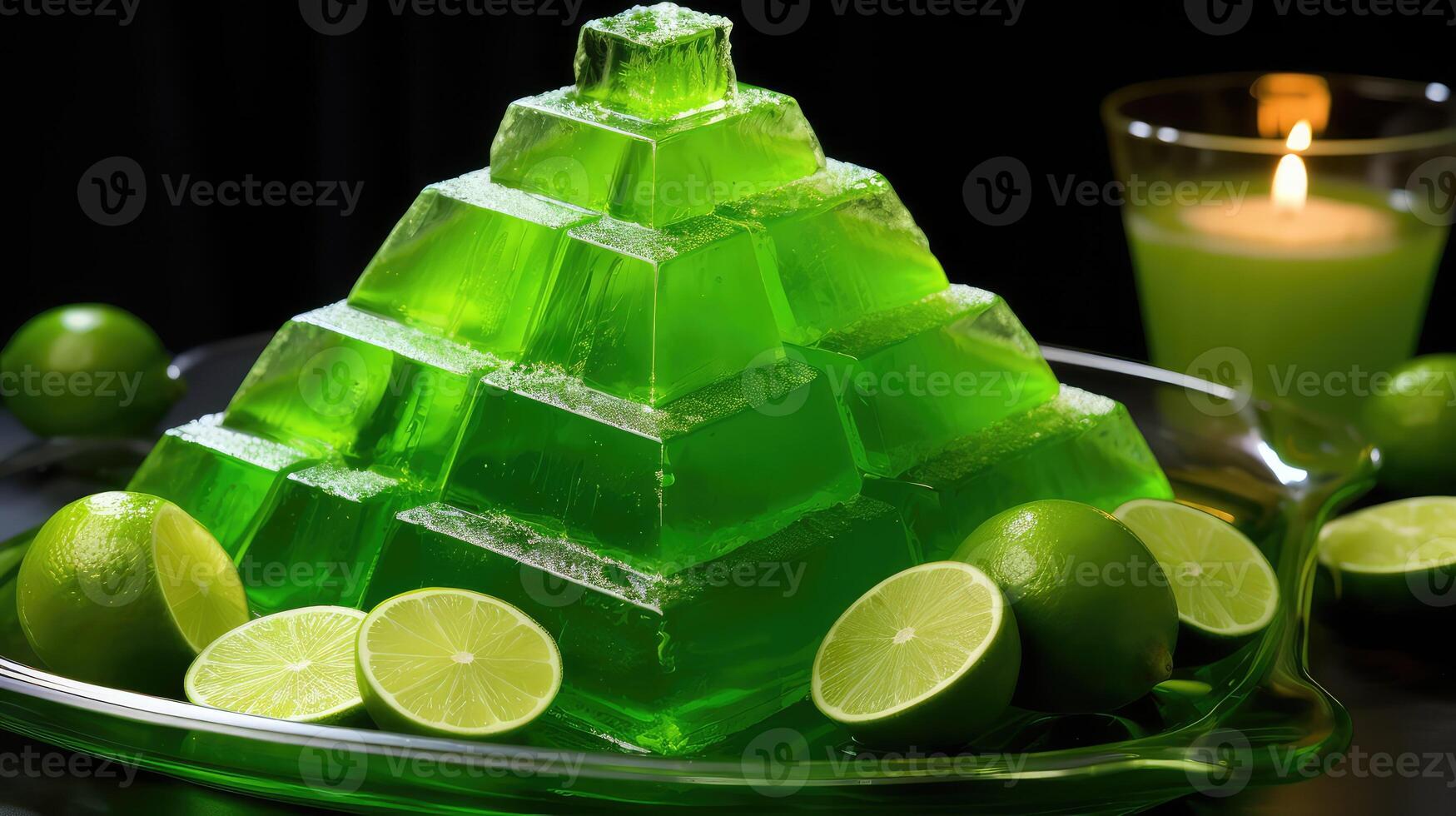 lime green jello photo