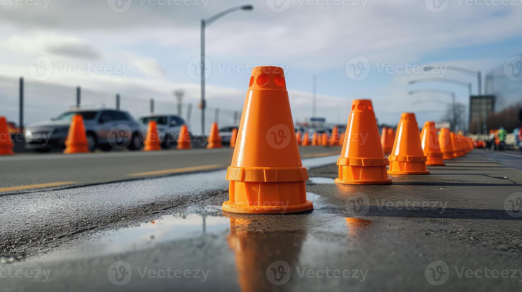 visual orange line photo