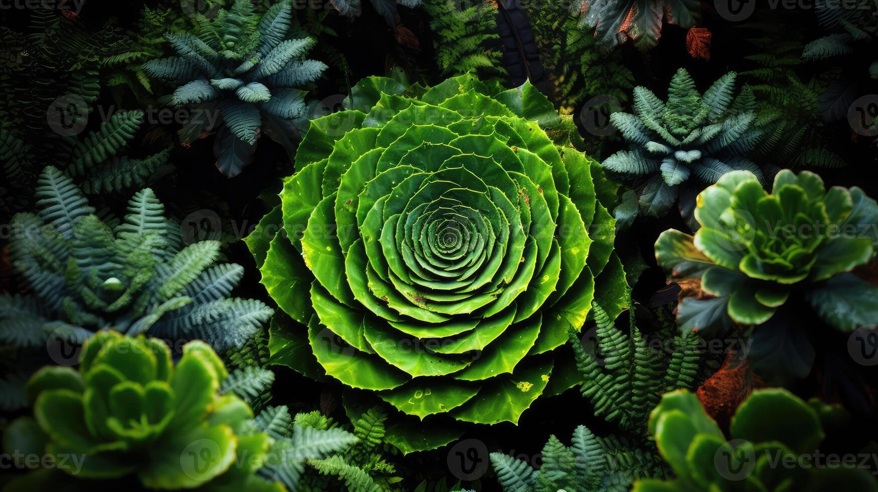 botanical plant spiral photo