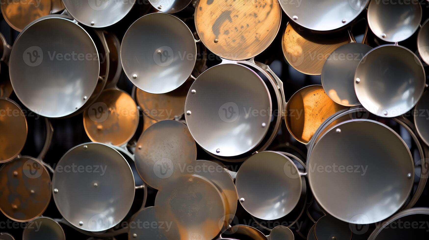reflective texture circles photo