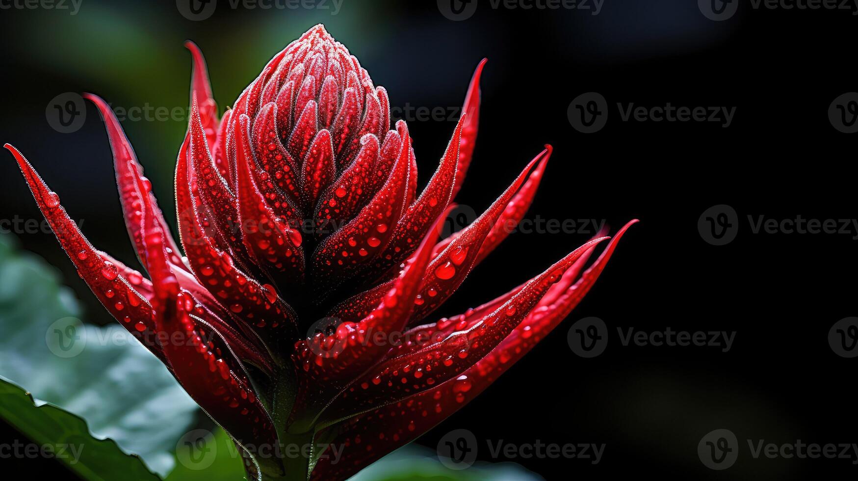 vibrant plant bud photo