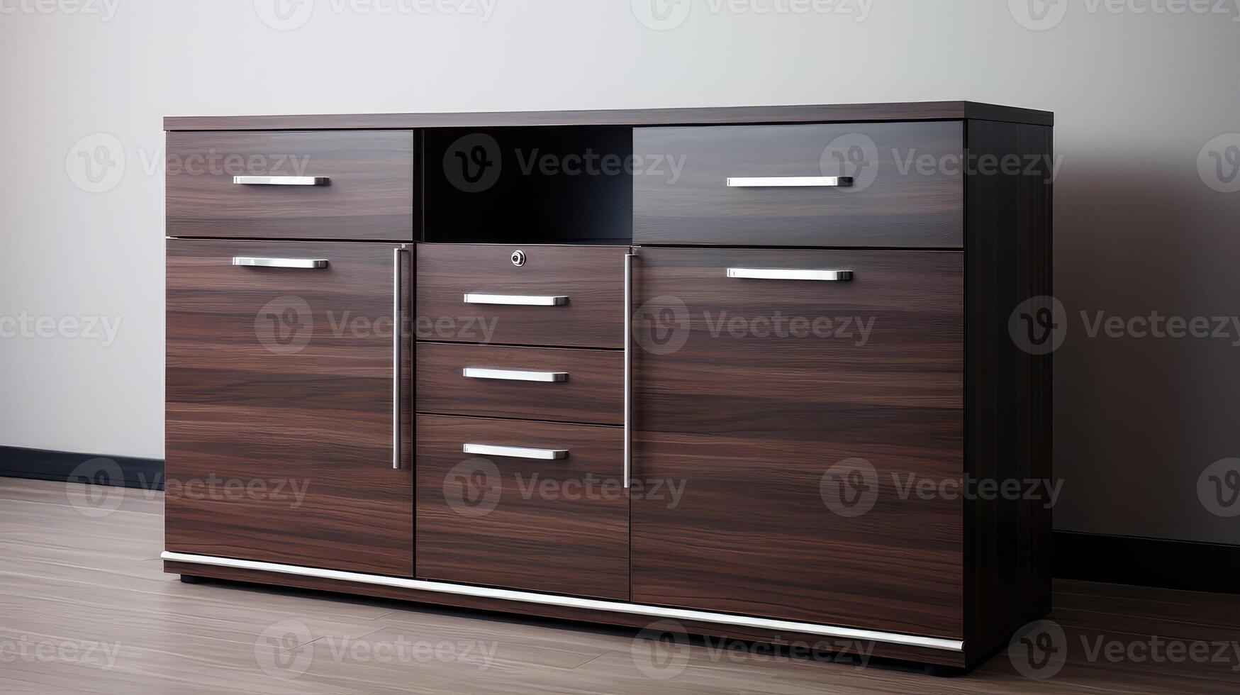 sleek office cabinet photo