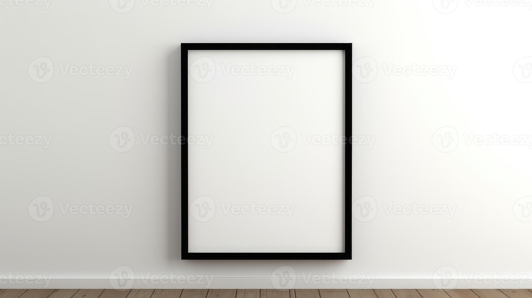 sleek picture frame black photo