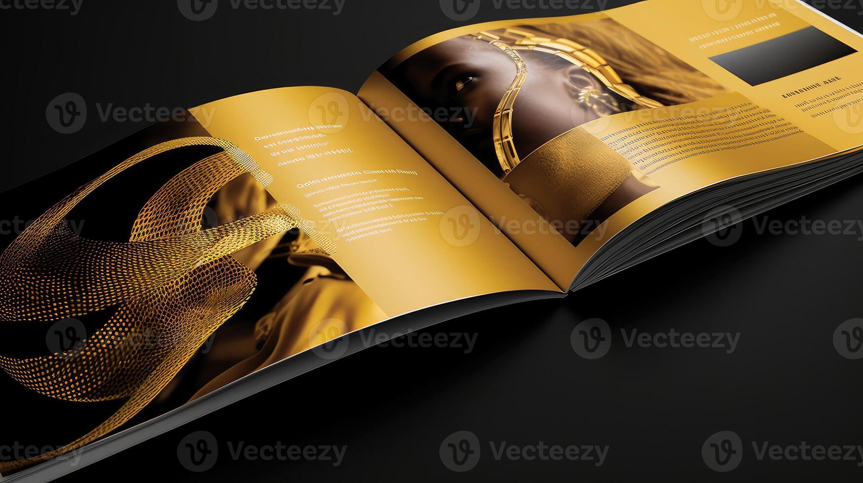 captivating gold brochure photo