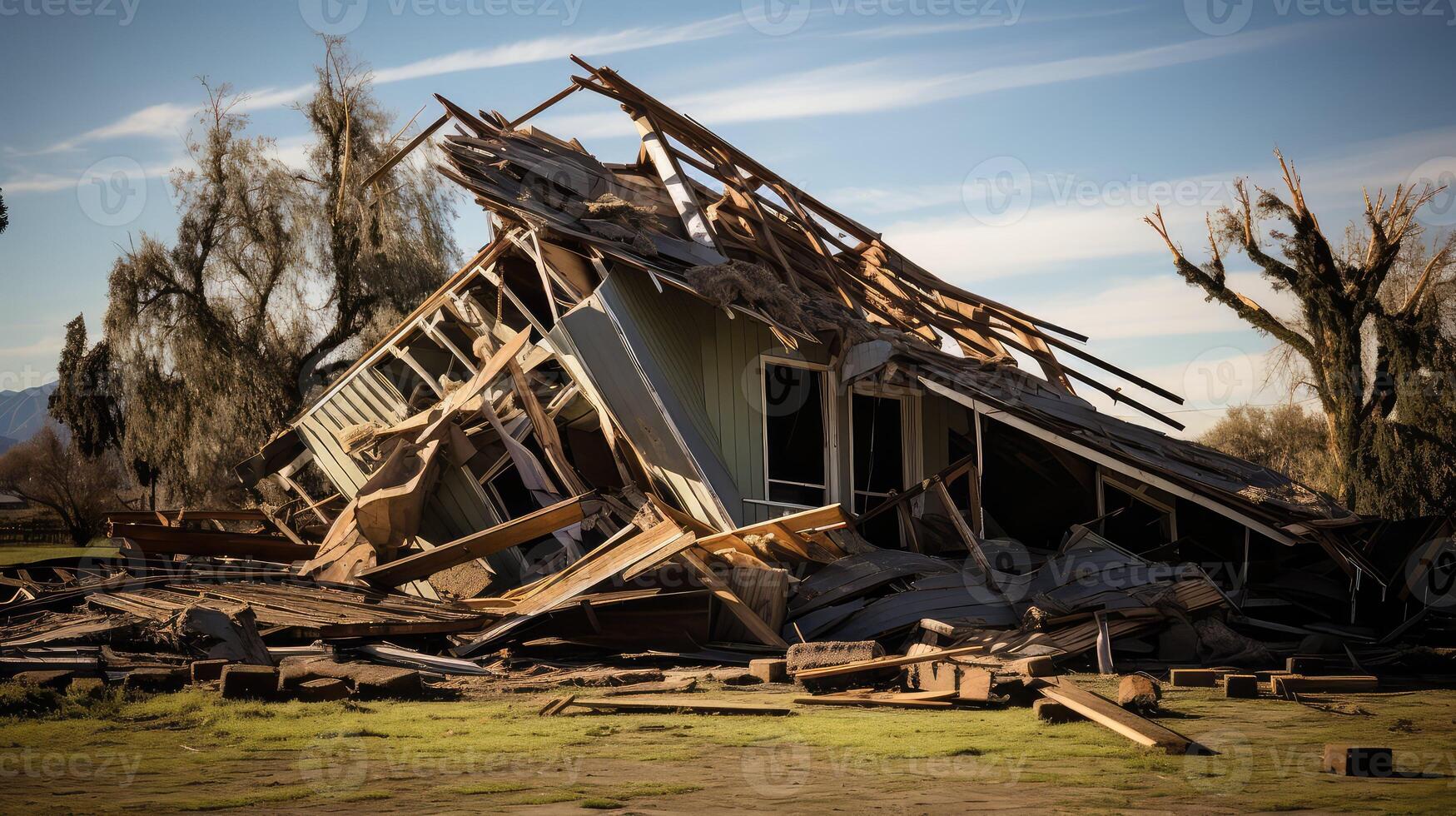 damage wind storm house photo