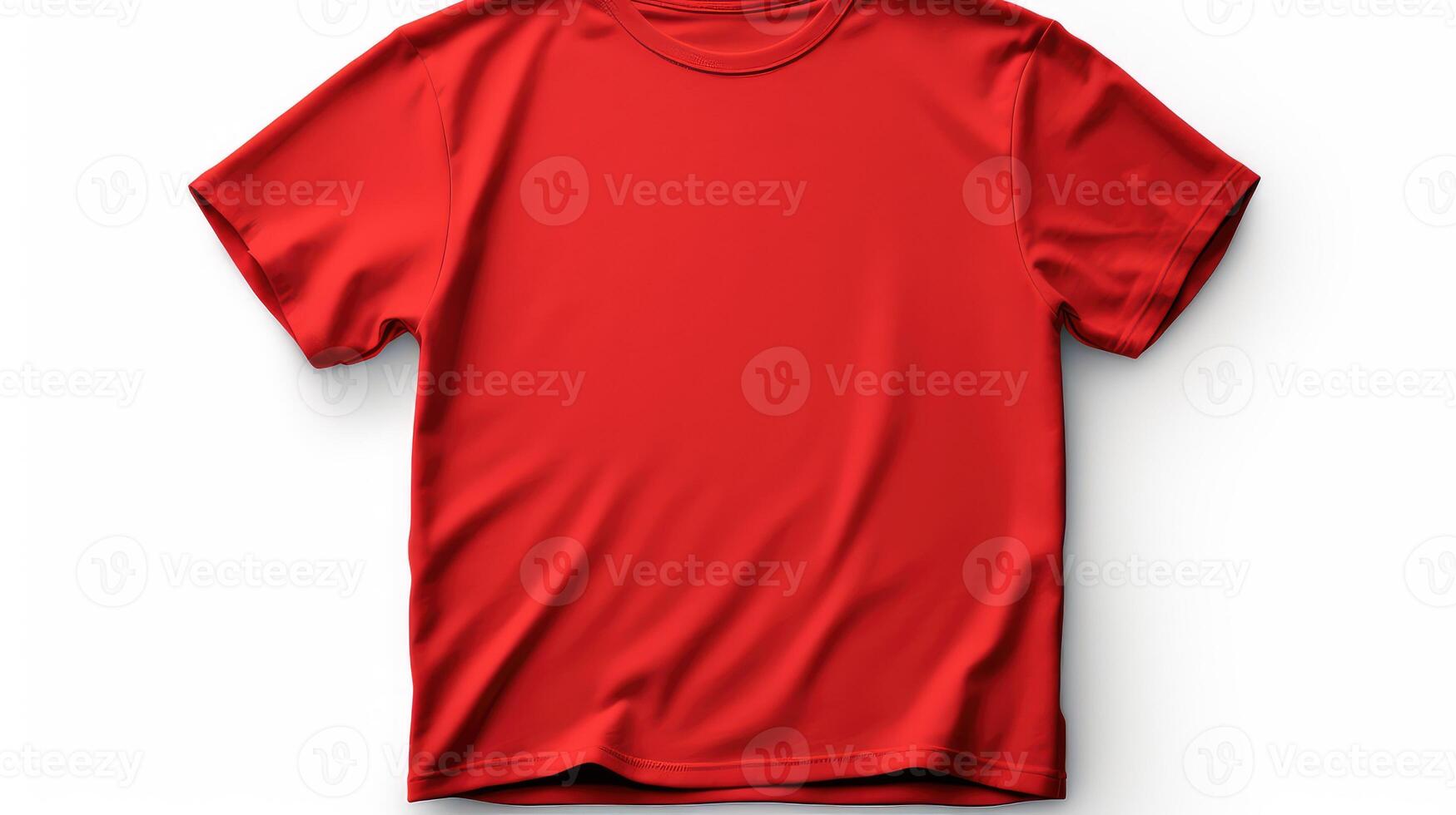 shir red t shirt template photo