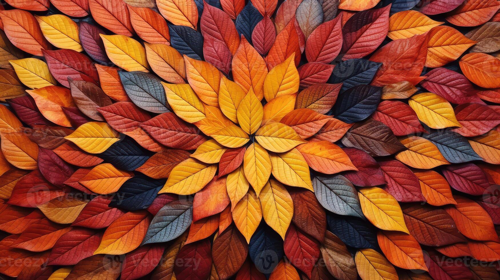colors pattern leaves photo