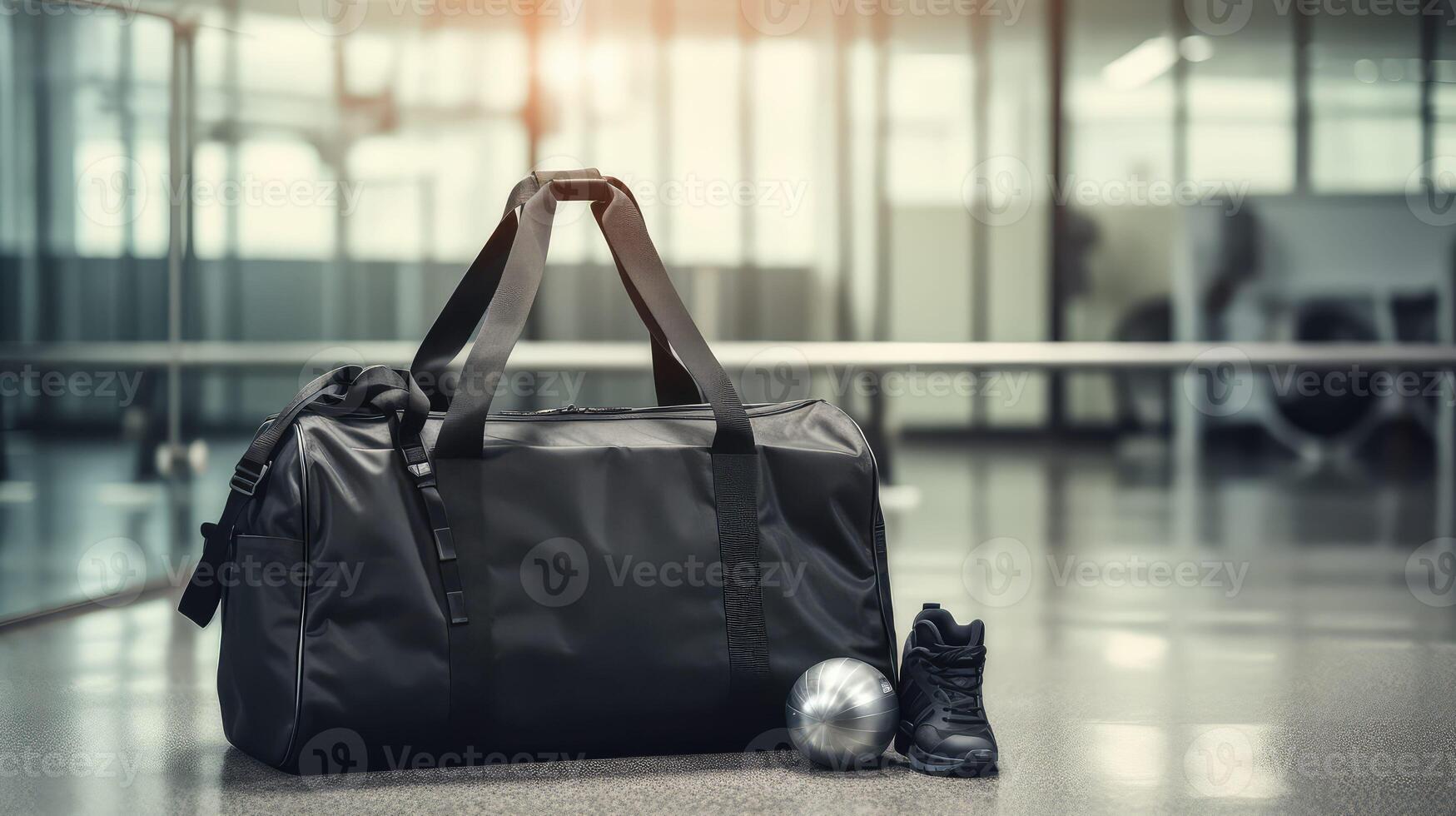 room black duffle bag photo