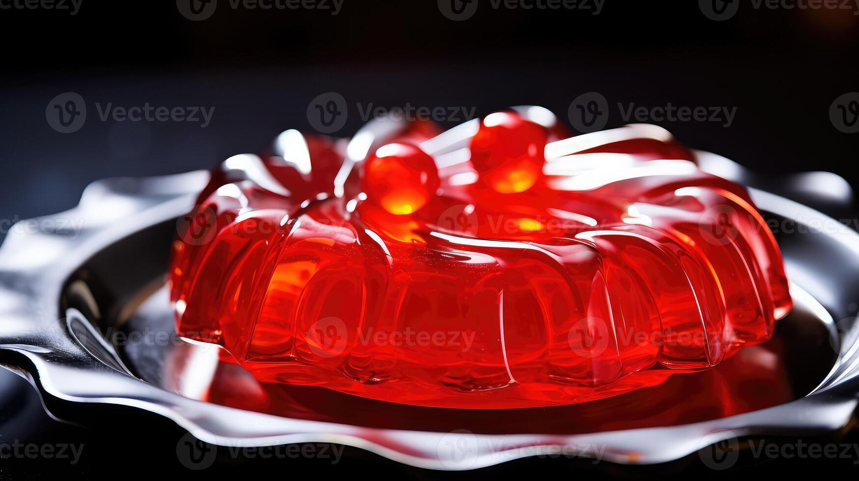 dessert red jello photo