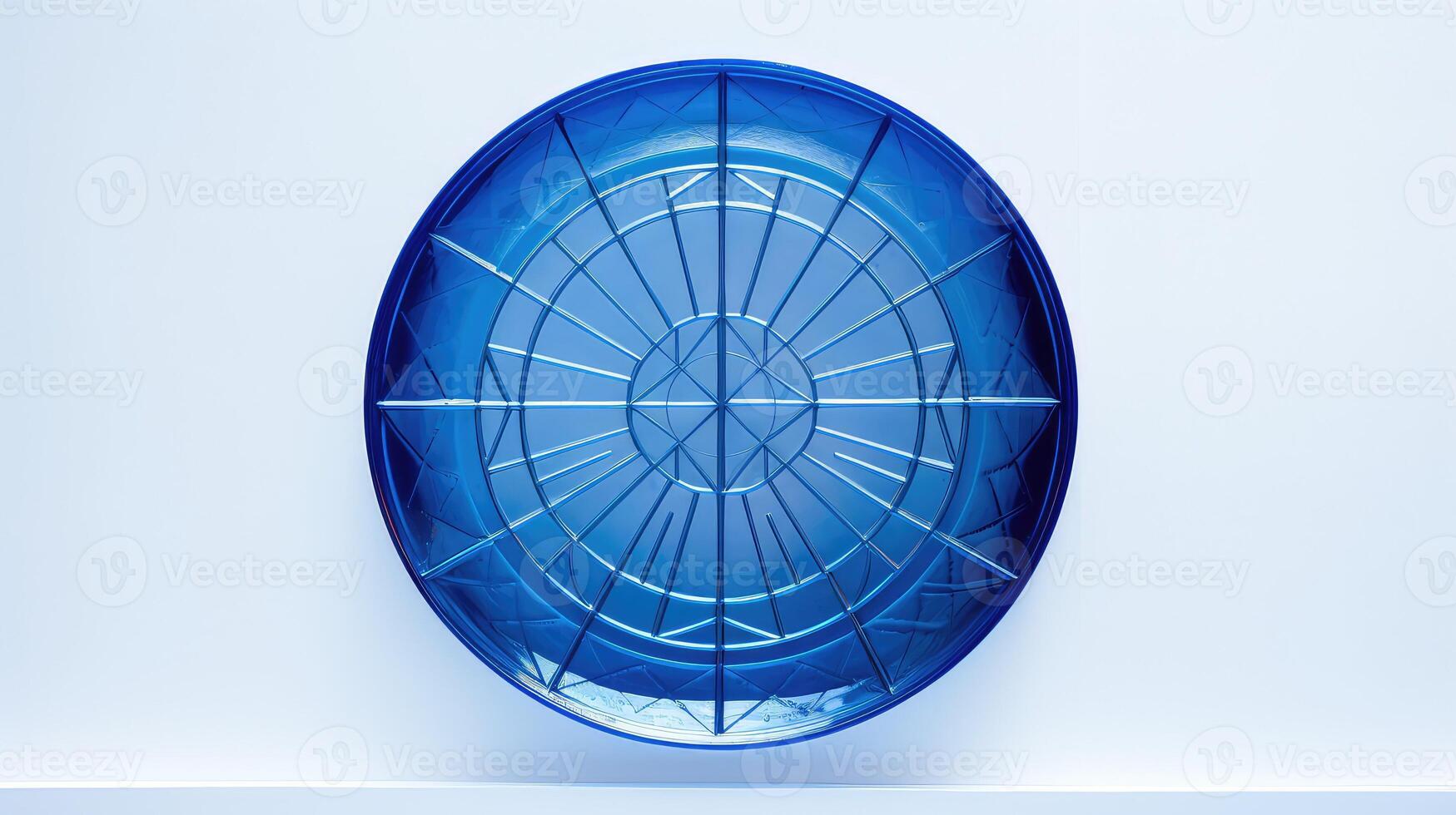 finish blue metal plate photo