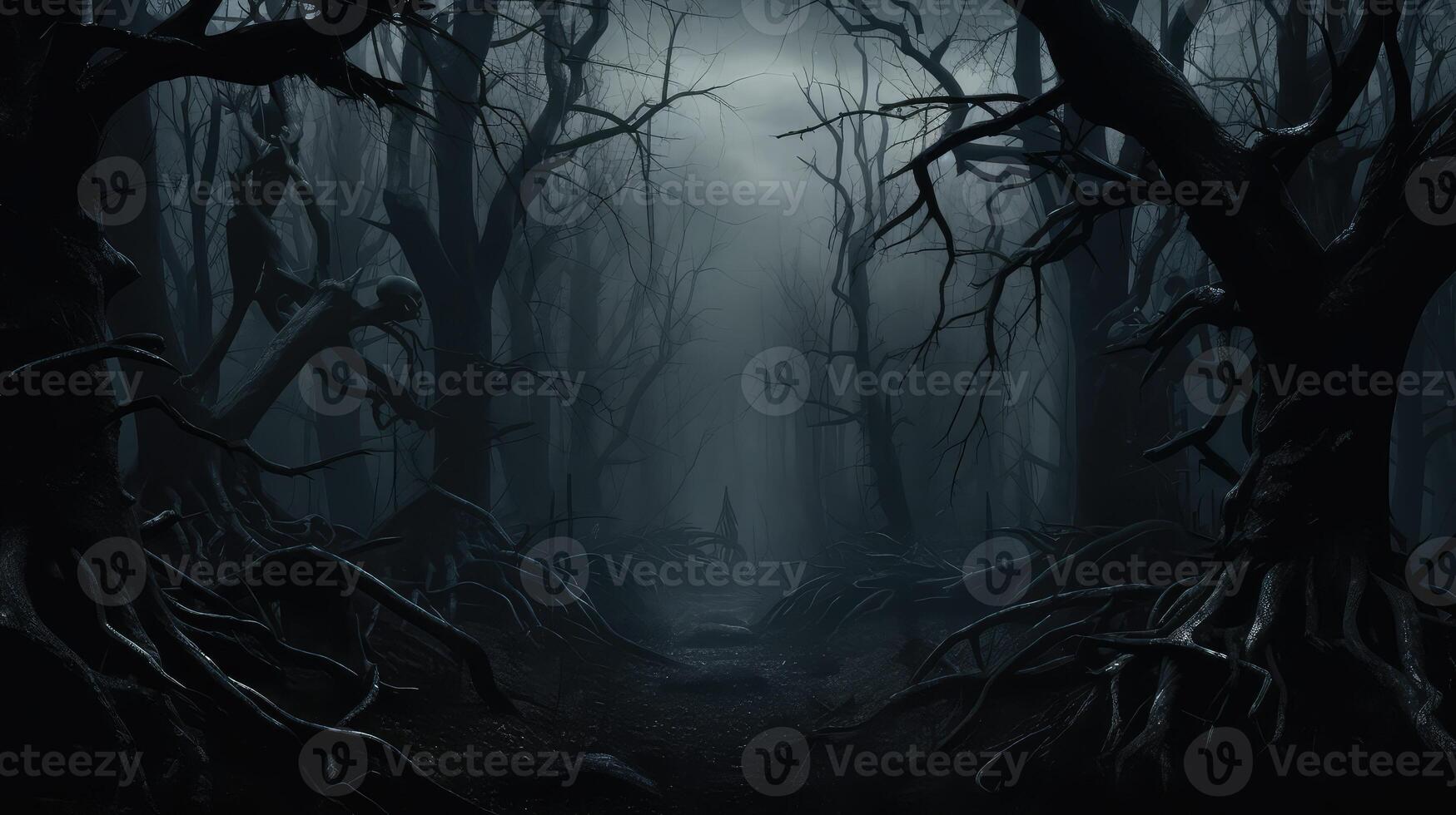 trees black nature photo