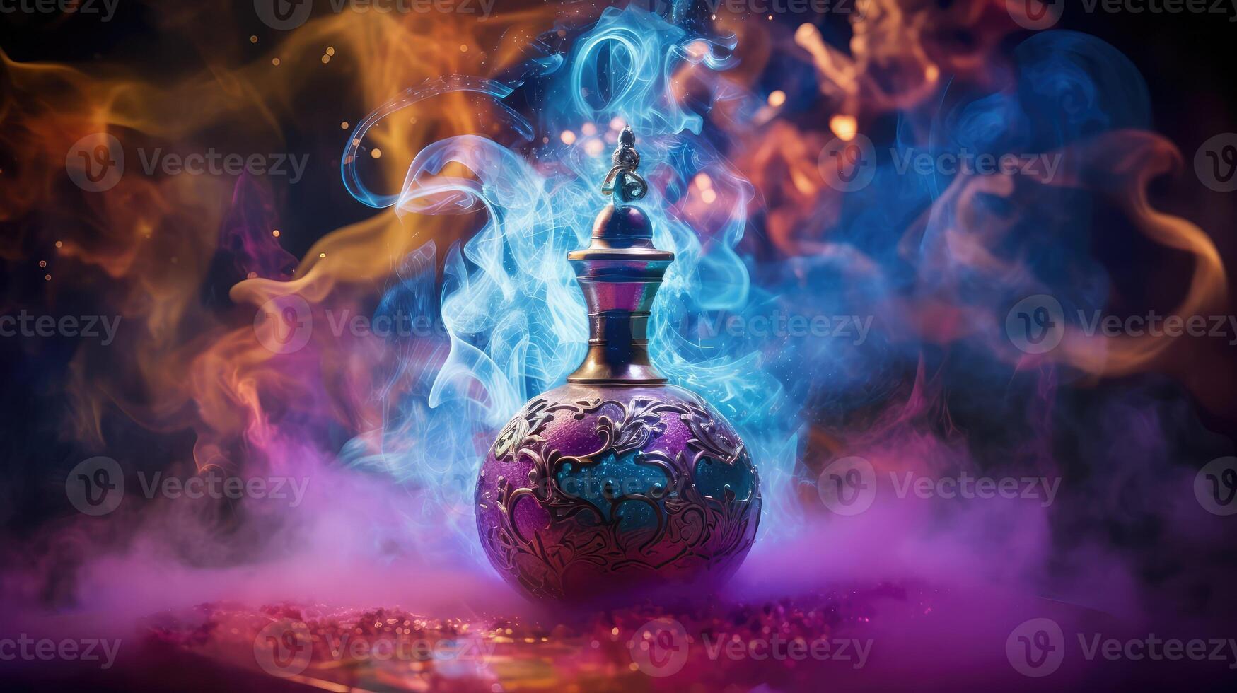 smoke genie in a bottle photo