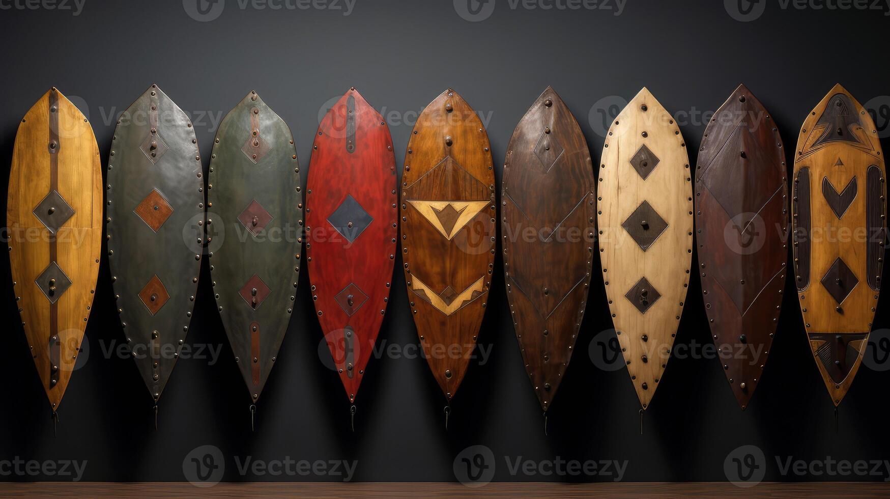 design wood shield photo