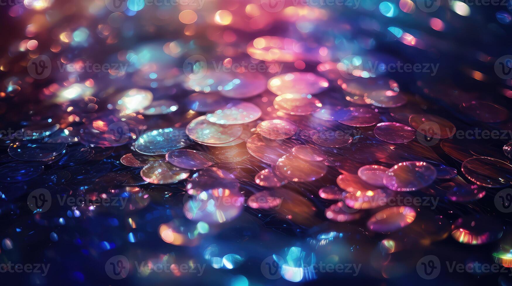 creative glitter water background photo