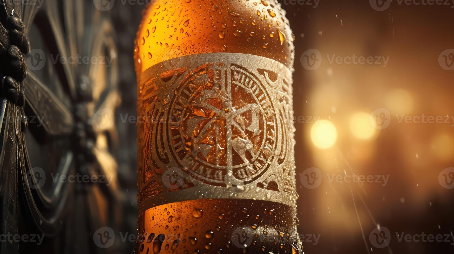 typography bottled beer photo
