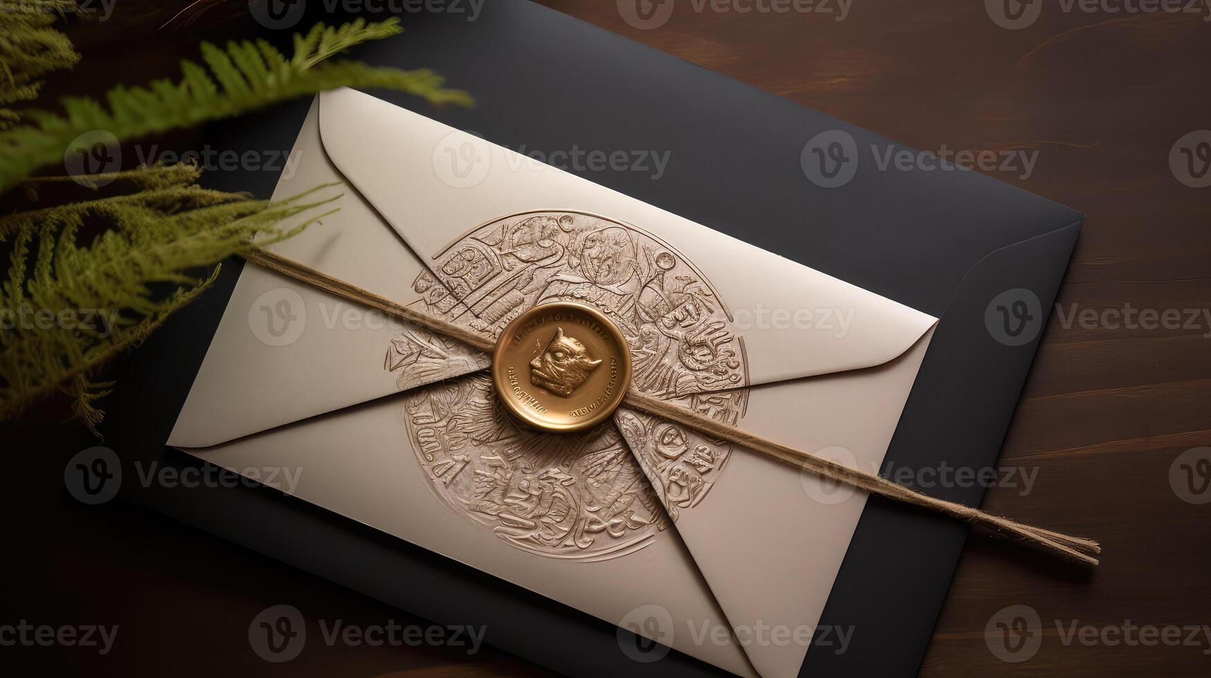 sophistication dark gold foil photo
