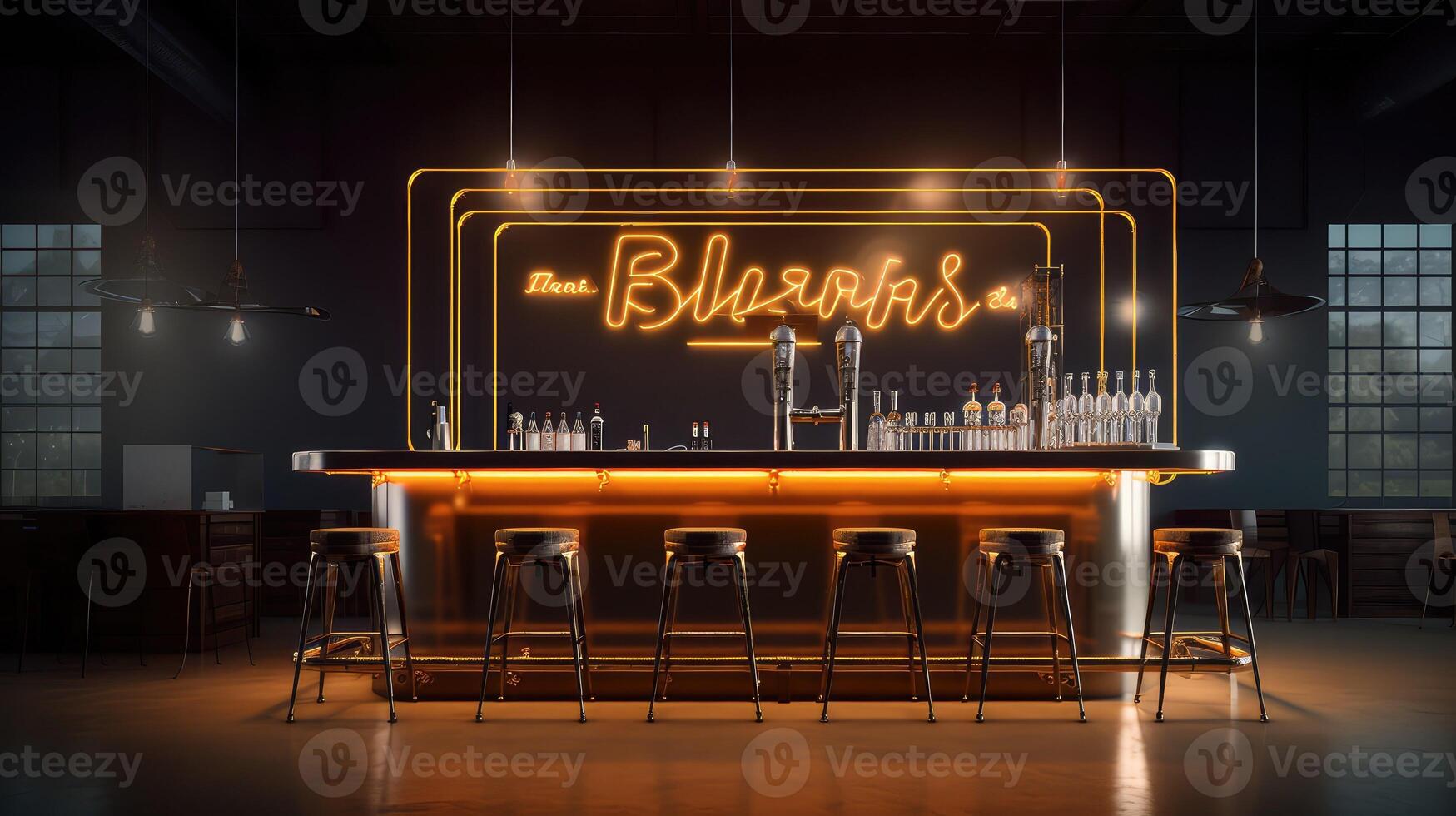 trendy beer font photo