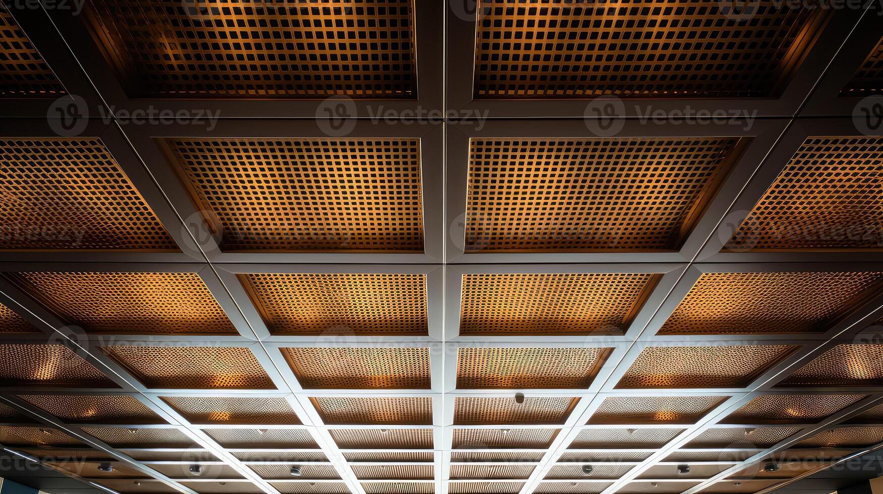 brushed metal ceiling photo