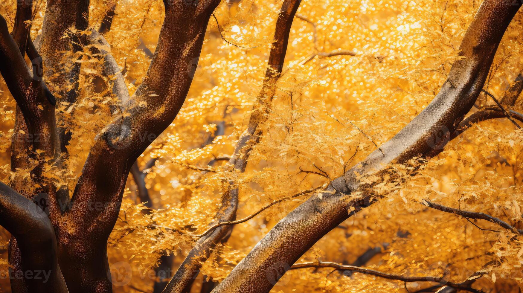 sparkle gold tree photo